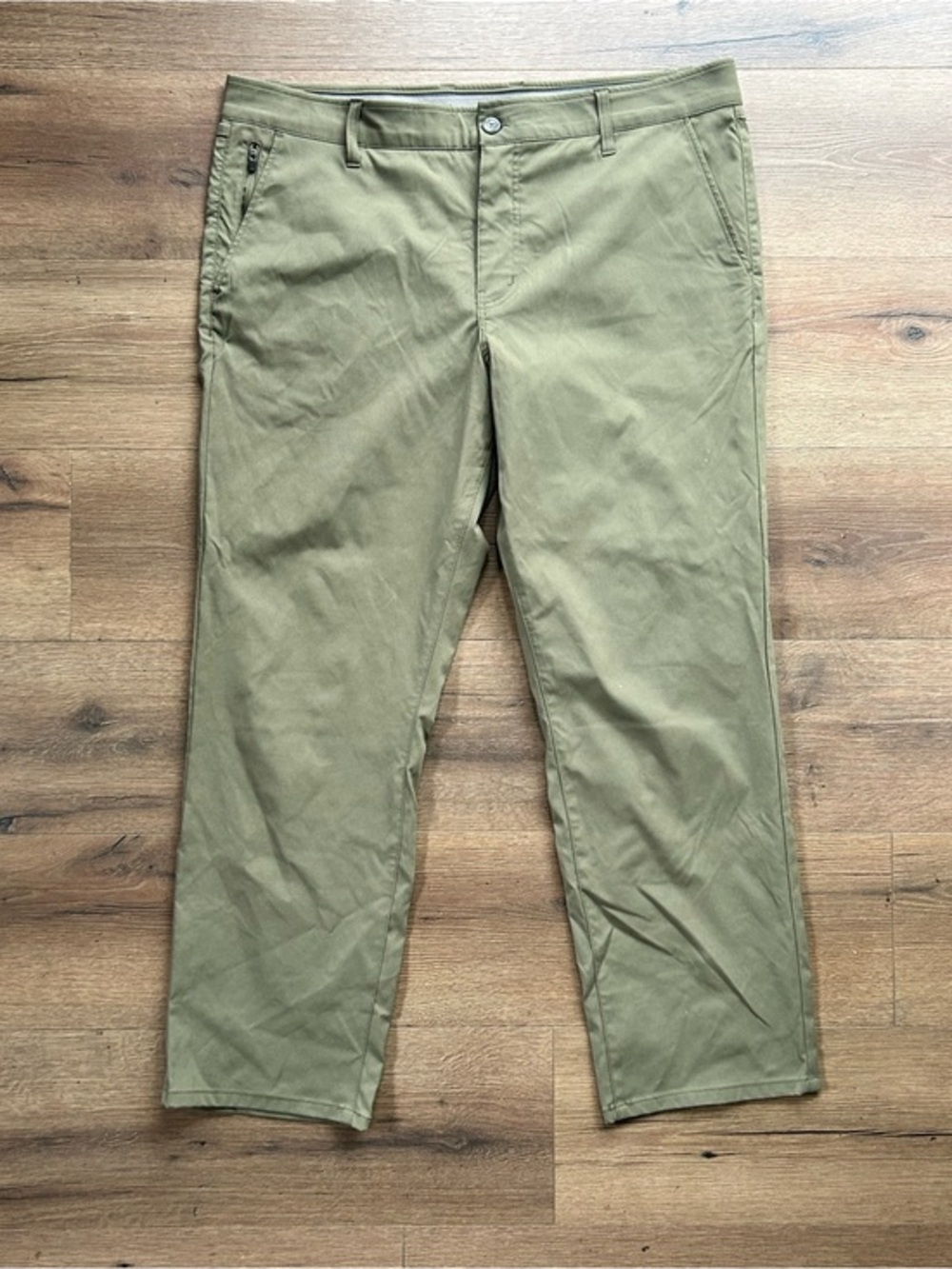 Weatherproof Olive Chino Pants